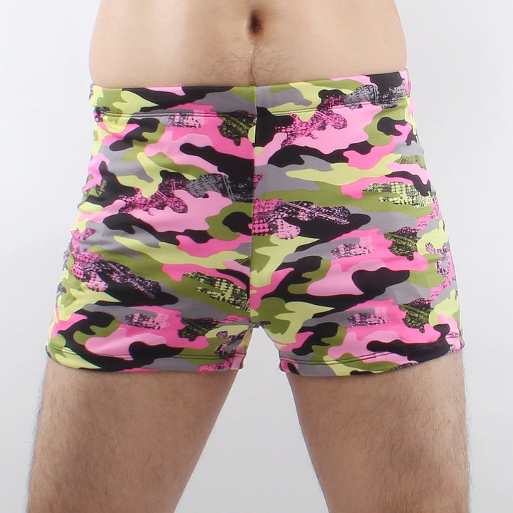 Herren Schwimmshorts mit buntem Muster Drune