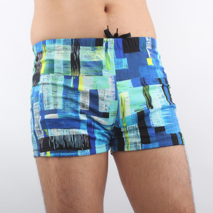 Herren Schwimmshorts mit buntem Muster Drune