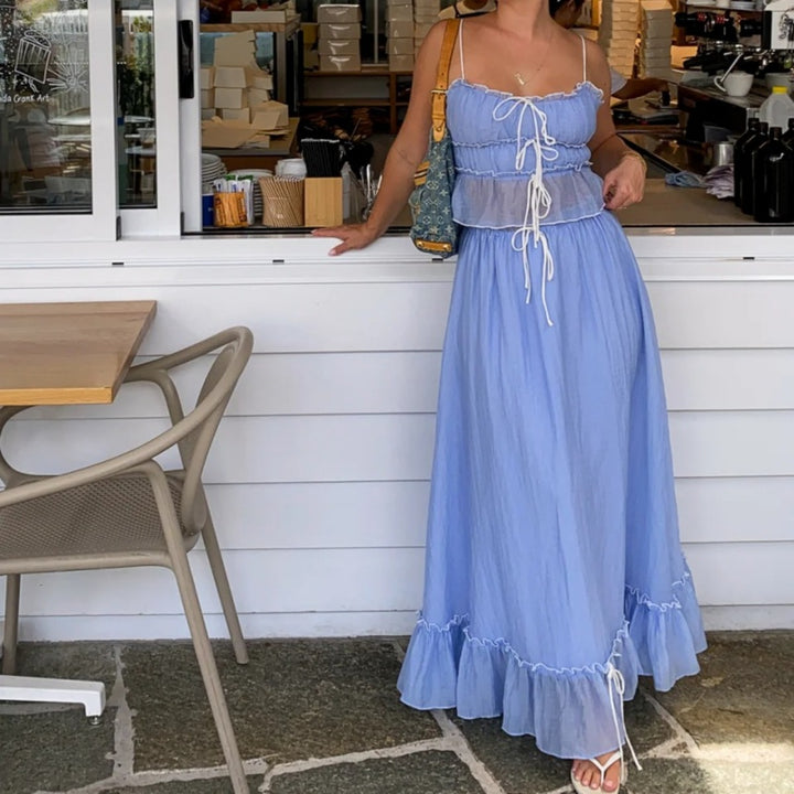 Drune | Hosenträger Top Temperament Kleid