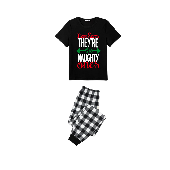 Drune | Lieber Weihnachtsmann, sie sind die Unartigen Paare Weihnachts-Pyjama Set