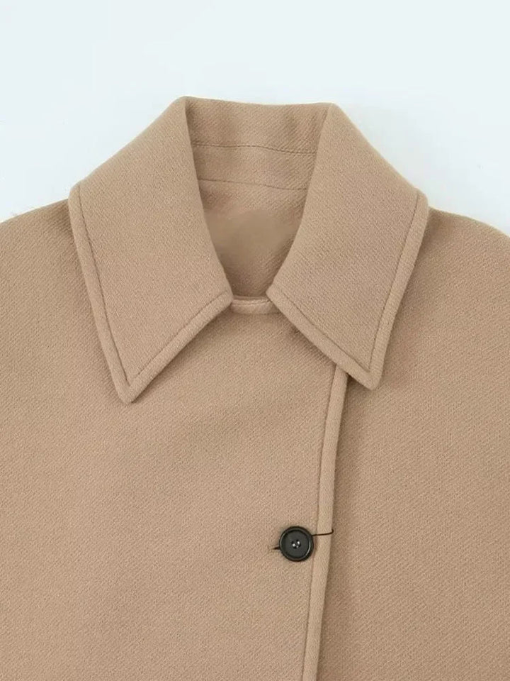 Drune | Oversized jacket with a turned-up collar and side pockets