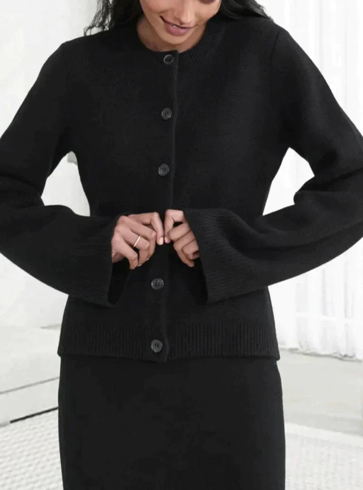 Drune | Strickjacke - Wollmischung - Reguläre Passform - Knopfverschluss - Mit Fronttaschen
