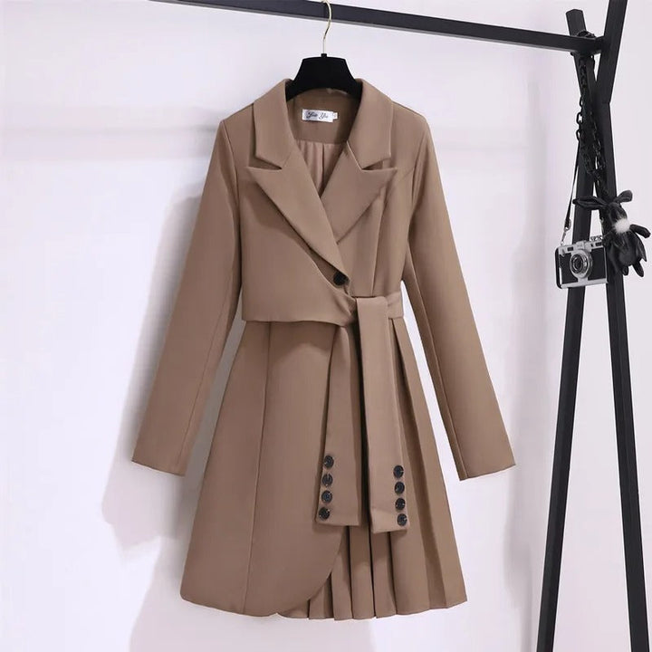 Drune | Eleganter Damen-Trenchcoat mit Gürtel