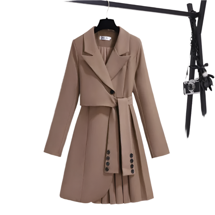 Drune | Eleganter Damen-Trenchcoat mit Gürtel