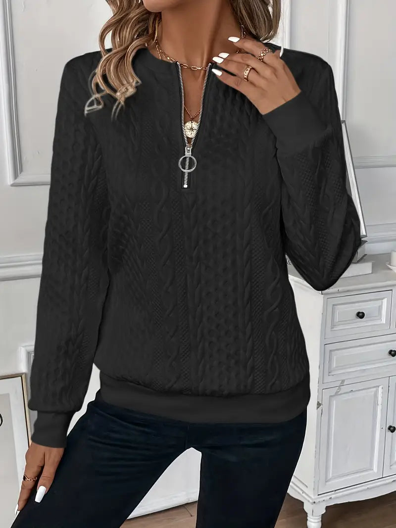 Drune | SWEATER MIT REISSVERSCHLUSS