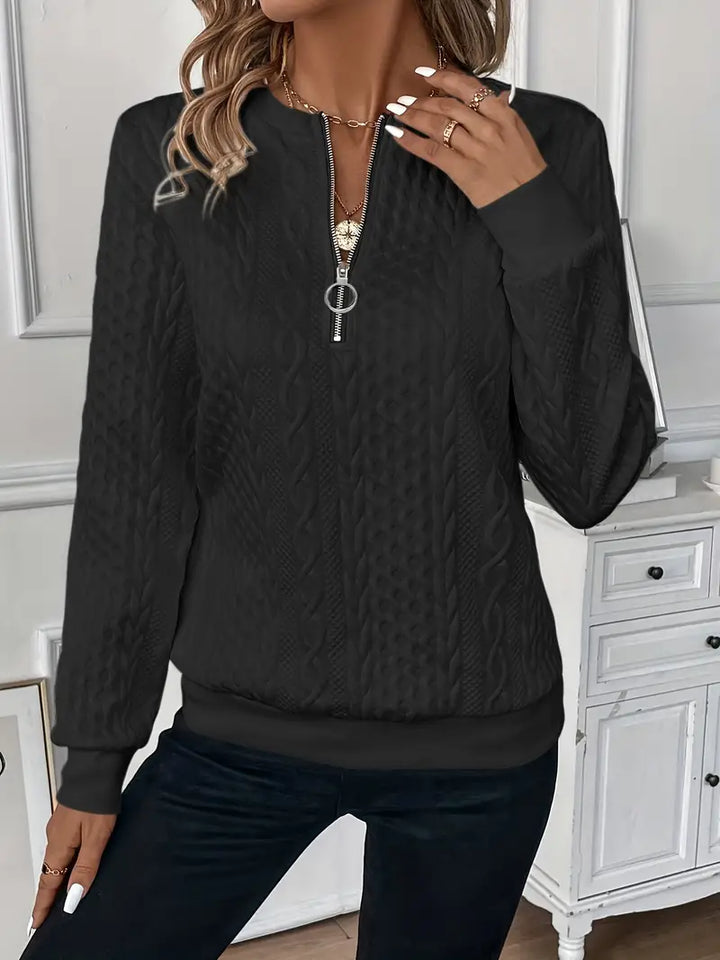 Drune | SWEATER MIT REISSVERSCHLUSS
