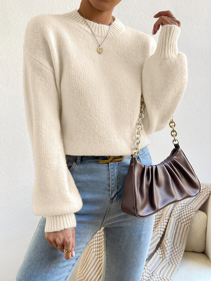 Drune | Oversize Strickpullover mit Rundhalsausschnitt – Weich & stylisch für kalte Tage