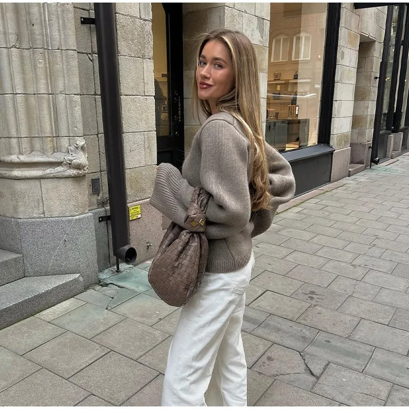 Drune | Gestrickte Strickjacke
