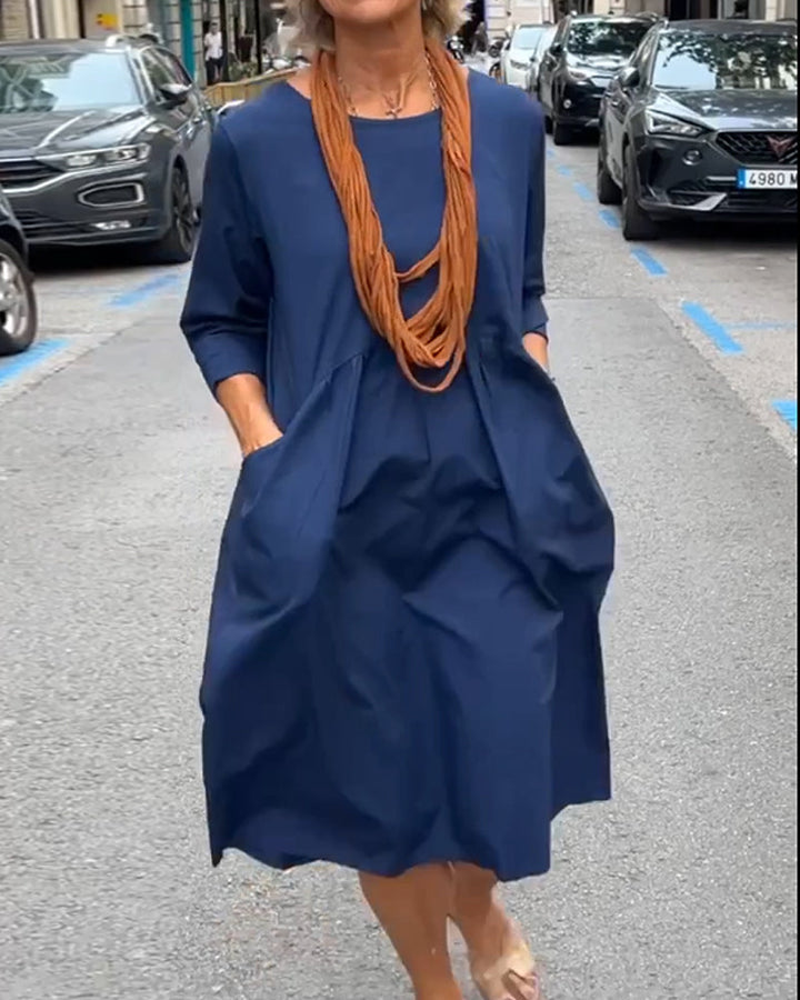 Drune | Nackenkleid mit Taschen