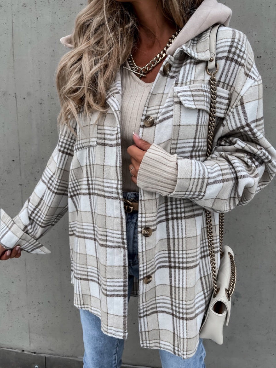 Drune | Damenjacke mit Abnehmbarer Kapuze