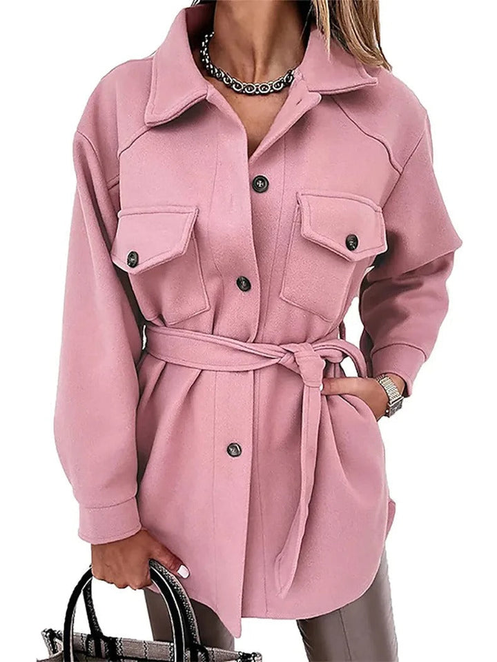 Drune | Sommerjacke Leichtes Woll Langjacke