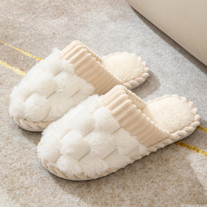 Drune | Bequeme Damen Hausschuhe mit Pelzfutter