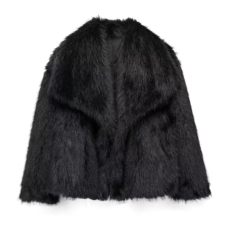 Drune | Warme Pelzjacke für Damen im stilvollen Design