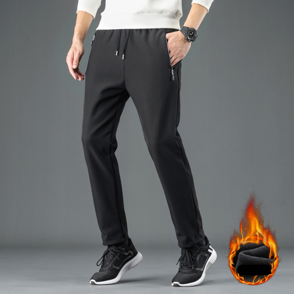 Drune | Dicke fleecegefütterte Hose für Männer - Warm und bequem