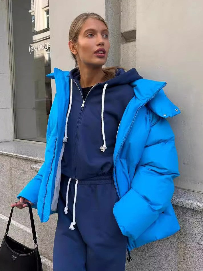 Drune | Gepolsterte Kurzjacke mit Kapuze