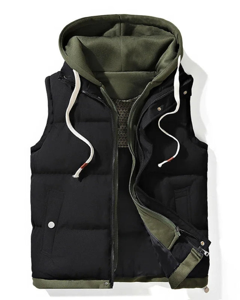 Drune | Softshell Gestepptes Kapuzenwesten