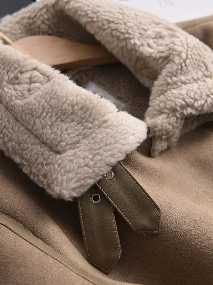 Drune | Wildleder Winterjacke - Warm & Stilvoll