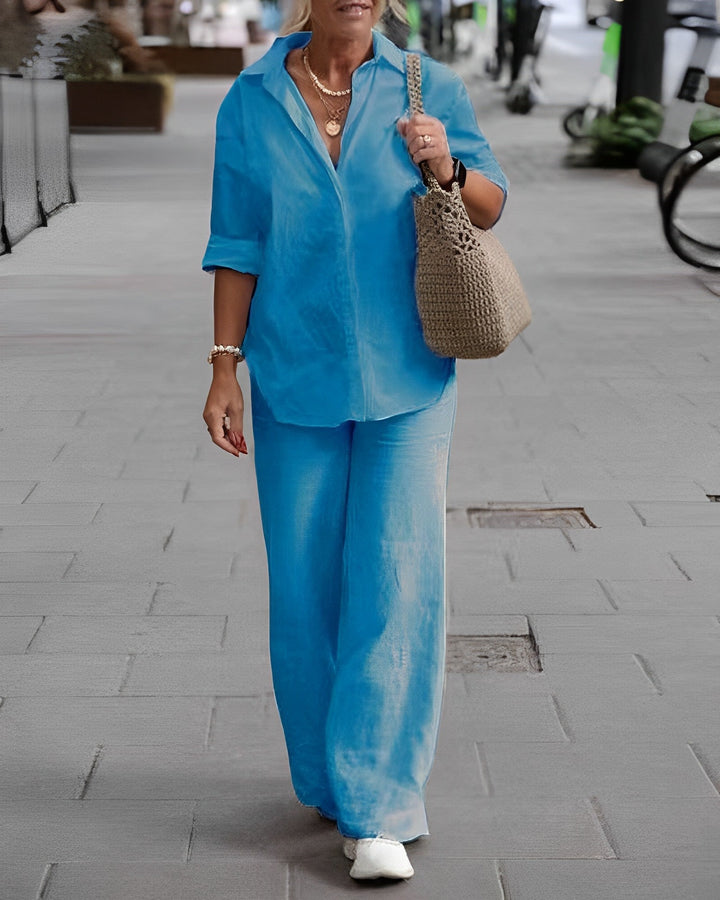 Drune | Relaxed Leinenhose mit Luftigem Sitz für Damen