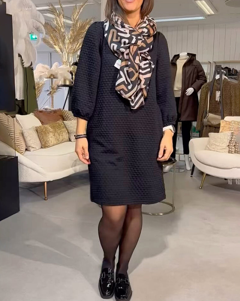 Drune | Klassisches Einfarbiges Kleid