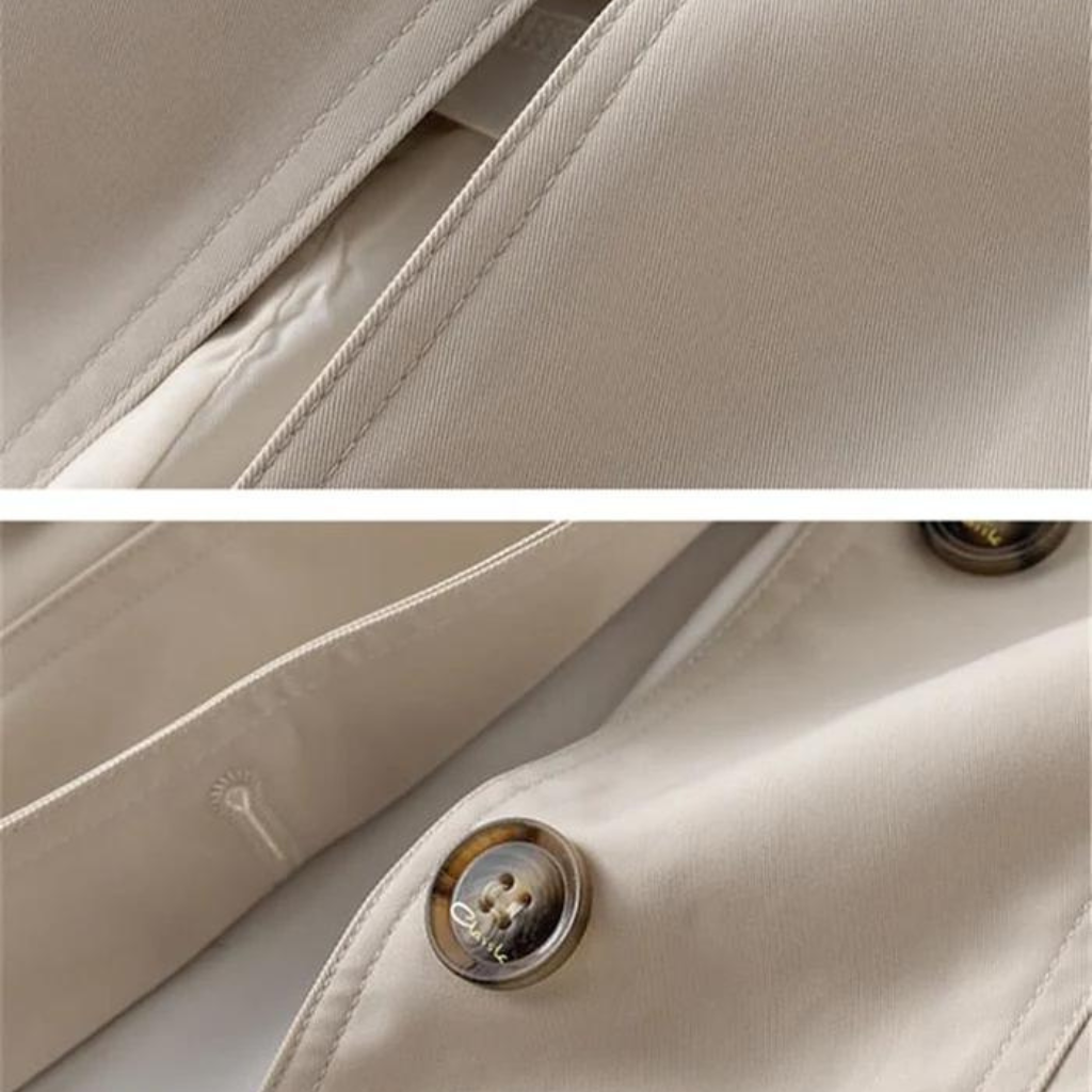 Drune | Eleganter Lange Trenchcoat für Frauen