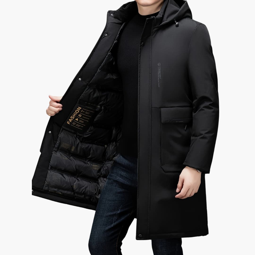 Drune | Stylische Winterjacke mit Kapuze für Herren