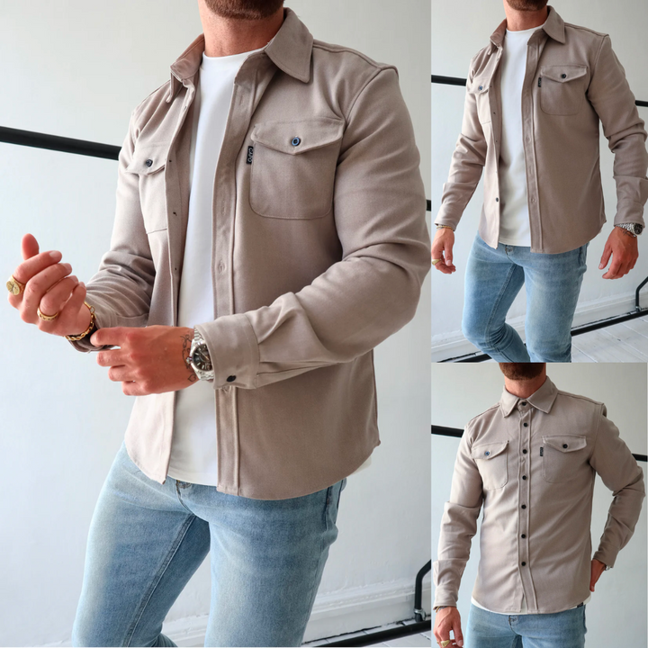 Drune | Premium-Jacke mit Knopfverschluss für Herren | Stylische und bequeme Jacke