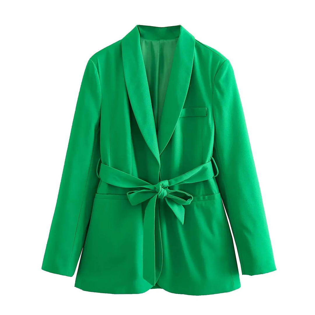 Drune | Mehrfarben Hausanzug Stil Blazer und Hose Satz