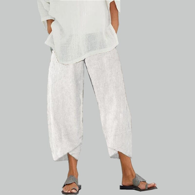 Drune | Damenhose Leichte Baumwoll Und Leinen Damen Sommer Komfort