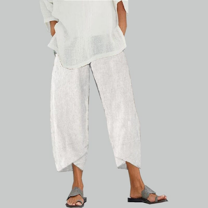 Drune | Damenhose Leichte Baumwoll Und Leinen Damen Sommer Komfort