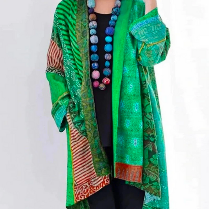 Drune | Damen Boho Bedruckter Kimono - Lockere Passform