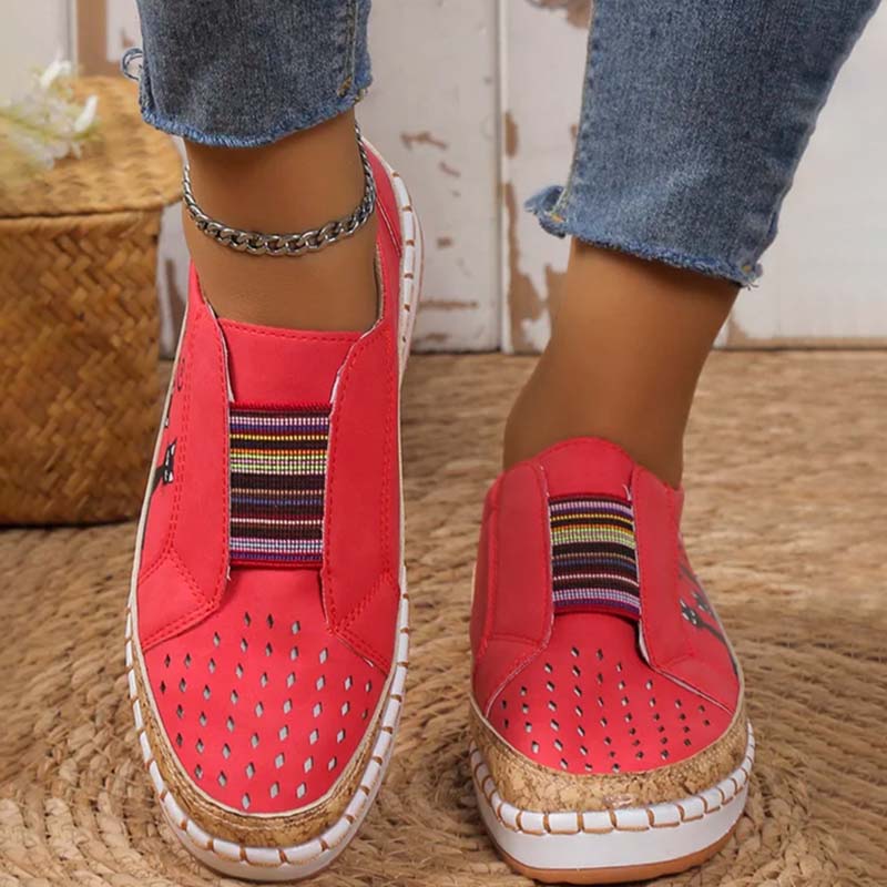 Drune | Lässige Katzenmuster Schuhe