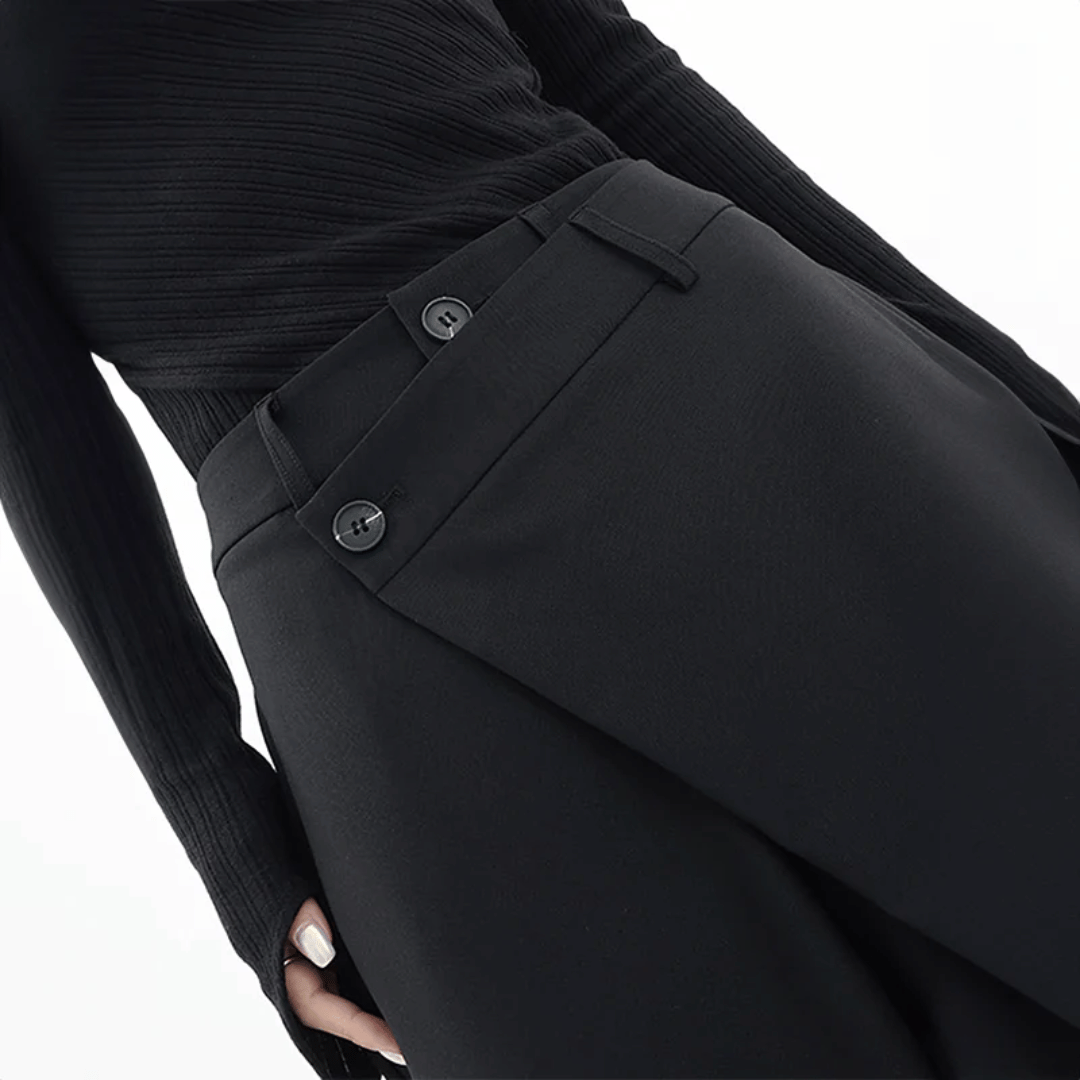 Drune | Weitbeinige Hosen - Asymmetrische & Luxuriöse Weitbeinige von Isabella Vionnet