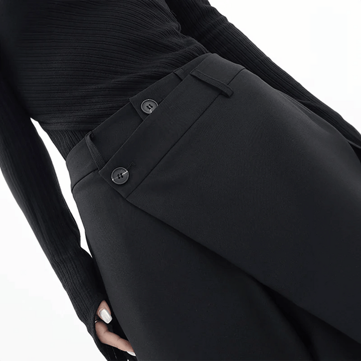 Drune | Weitbeinige Hosen - Asymmetrische & Luxuriöse Weitbeinige von Isabella Vionnet