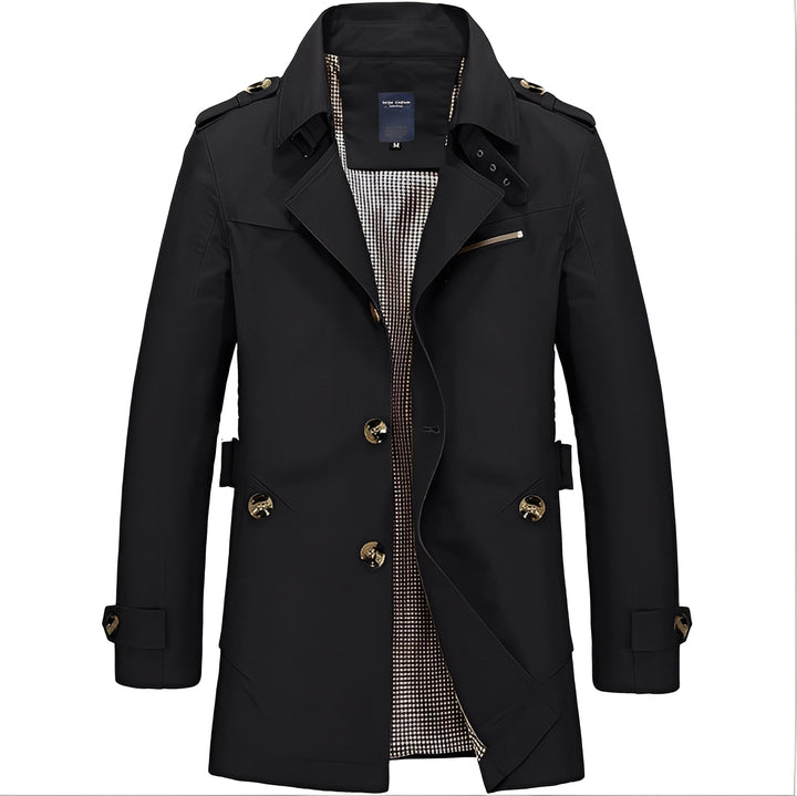 Drune | Lässige Mid-Länge Windjacke für Männer