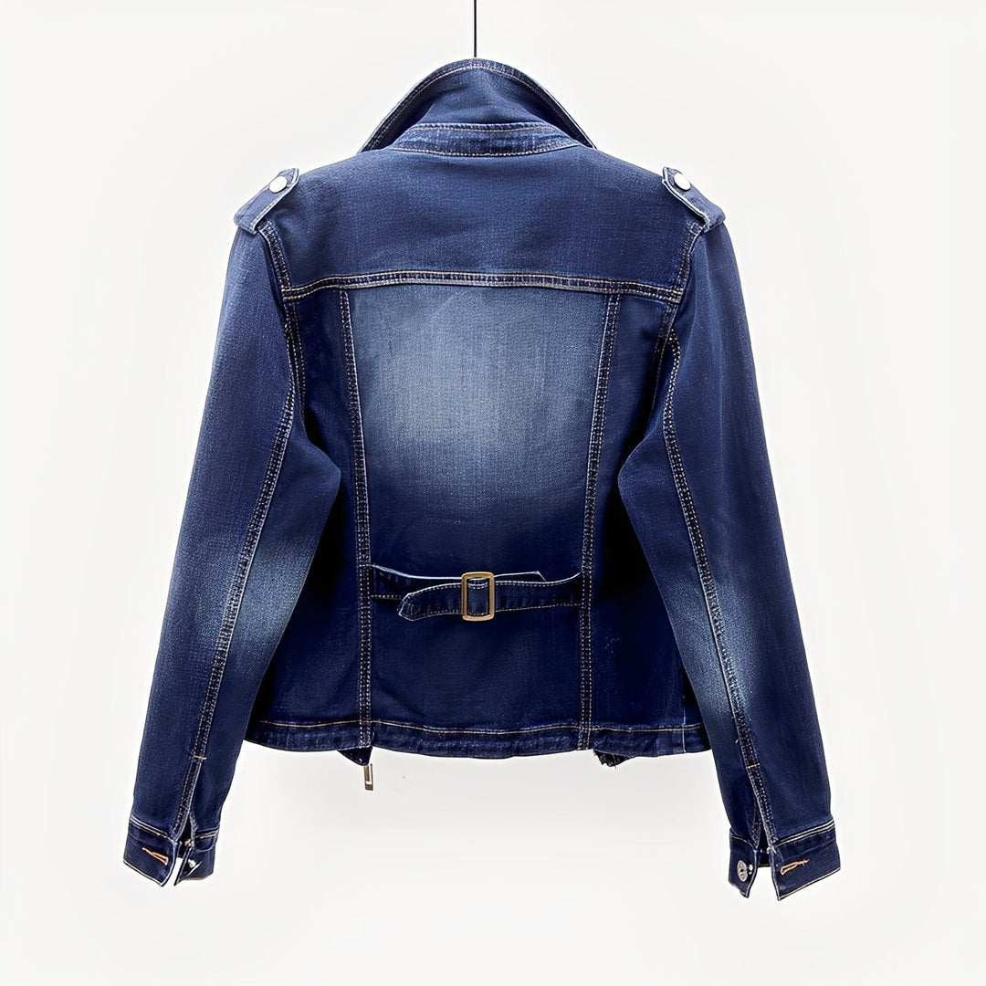 Drune | Damenjeansjacke im klassischen Design