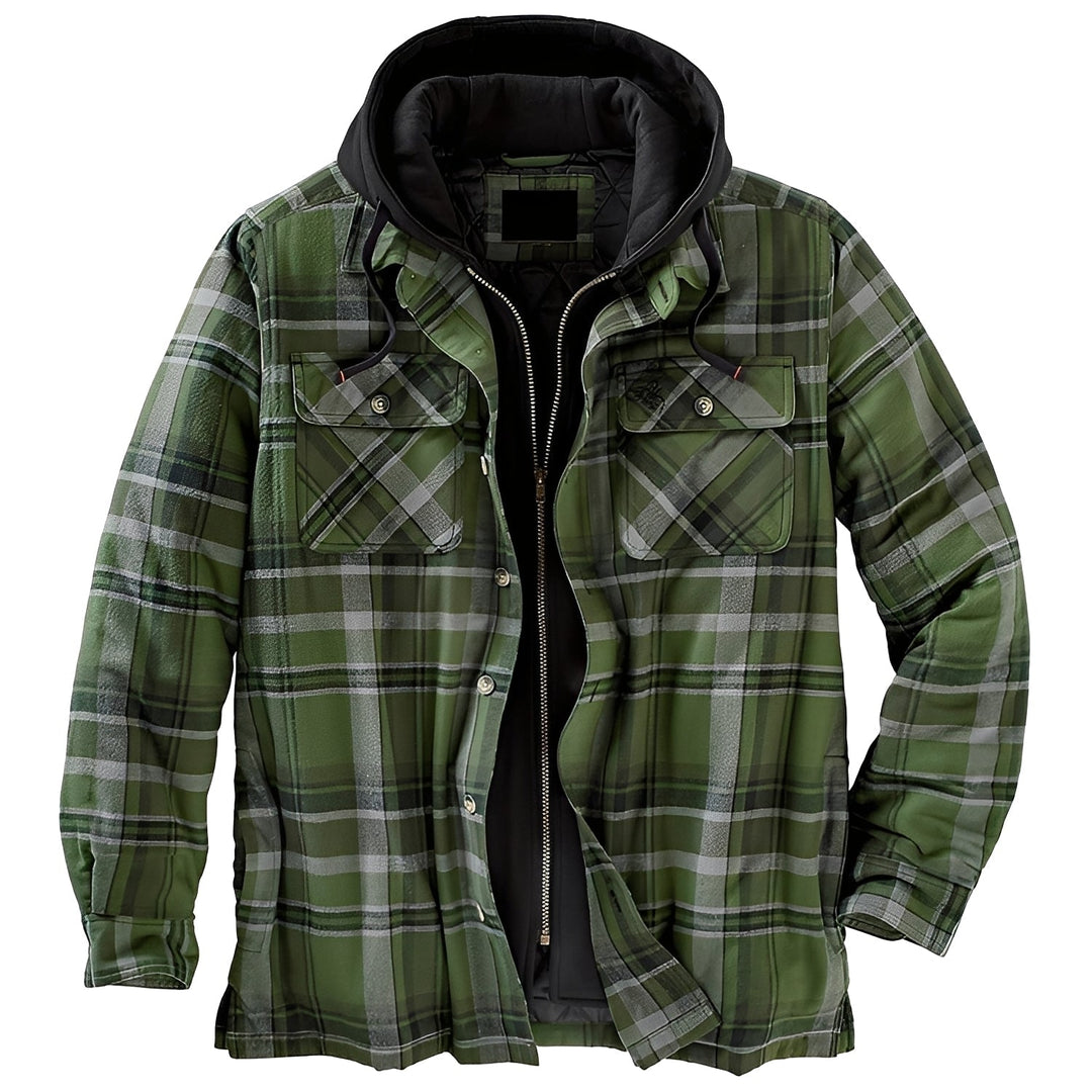 Drune | Casual Flanelljacke mit Karomuster für Männer