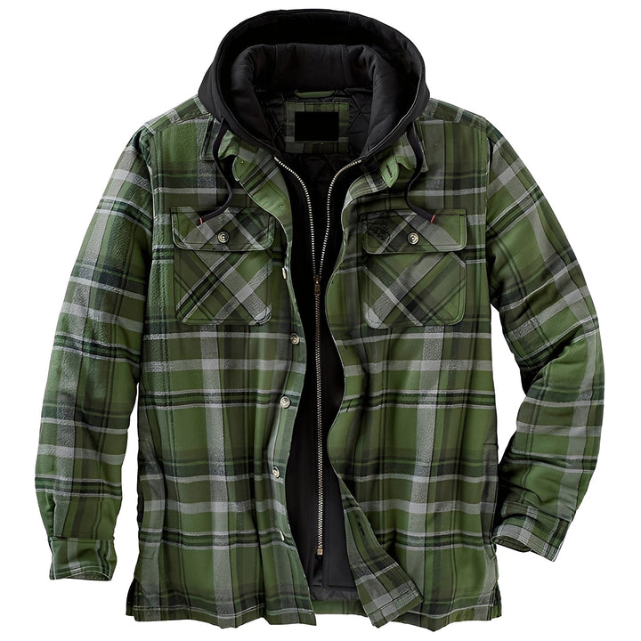 Drune | Casual Flanelljacke mit Karomuster für Männer