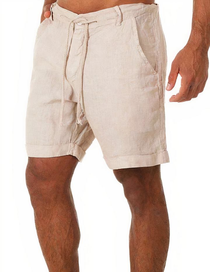 Drune | Herren Leinen Sommer Shorts Kurze Hose Für Männer