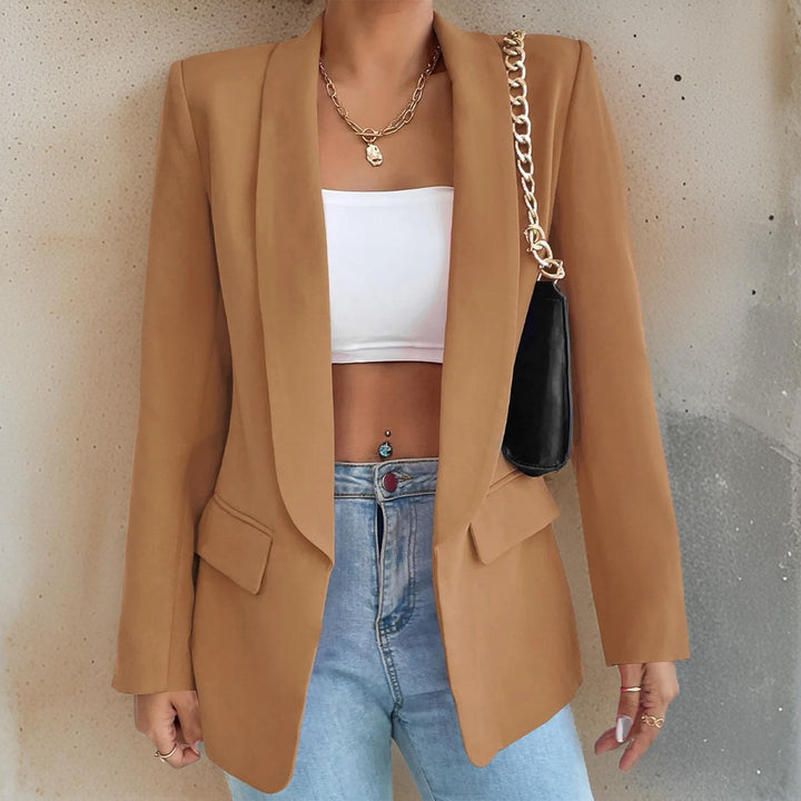Drune | Stylischer Damenblazer Aus Polyester-Baumwolle