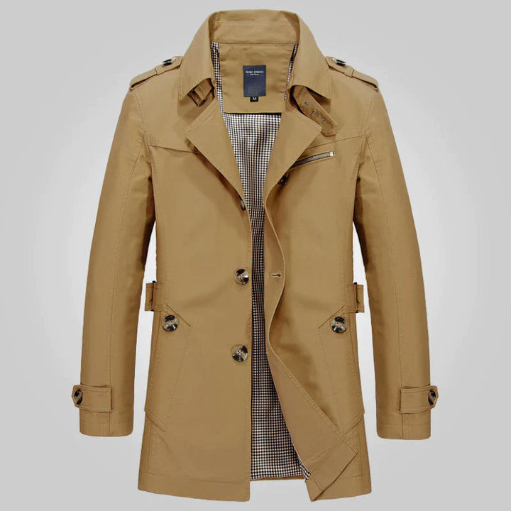 Drune | Klassischer Langer Trenchcoat