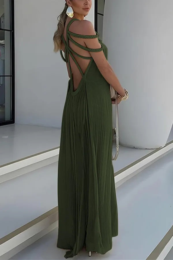 Drune | Sommer Kurzarm Klassisches Kleid