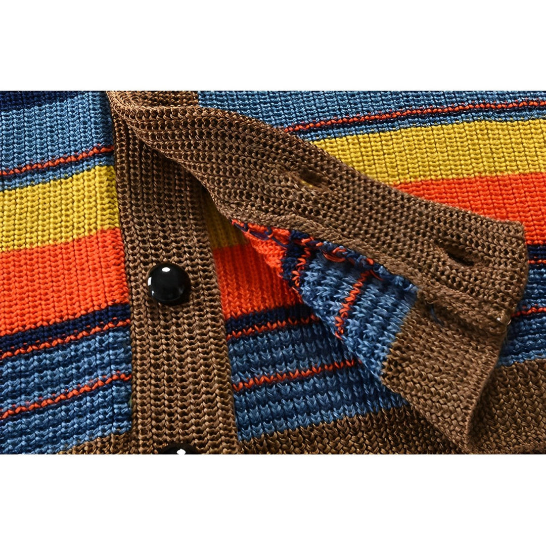 Drune | Rollkragenpullover im Farbblockdesign