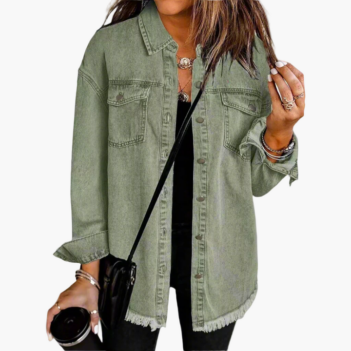 Drune | Jeansjacke Im Lässigen Vintage-Stil - Perfekt für Freizeit und Alltag