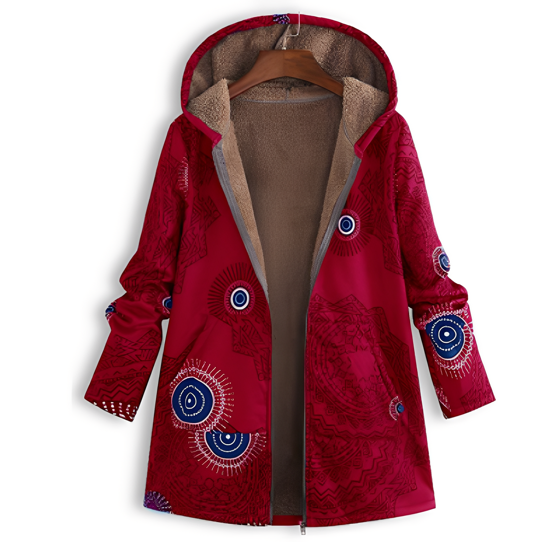 Drune | Vintage-Jacke mit Muster für Damen