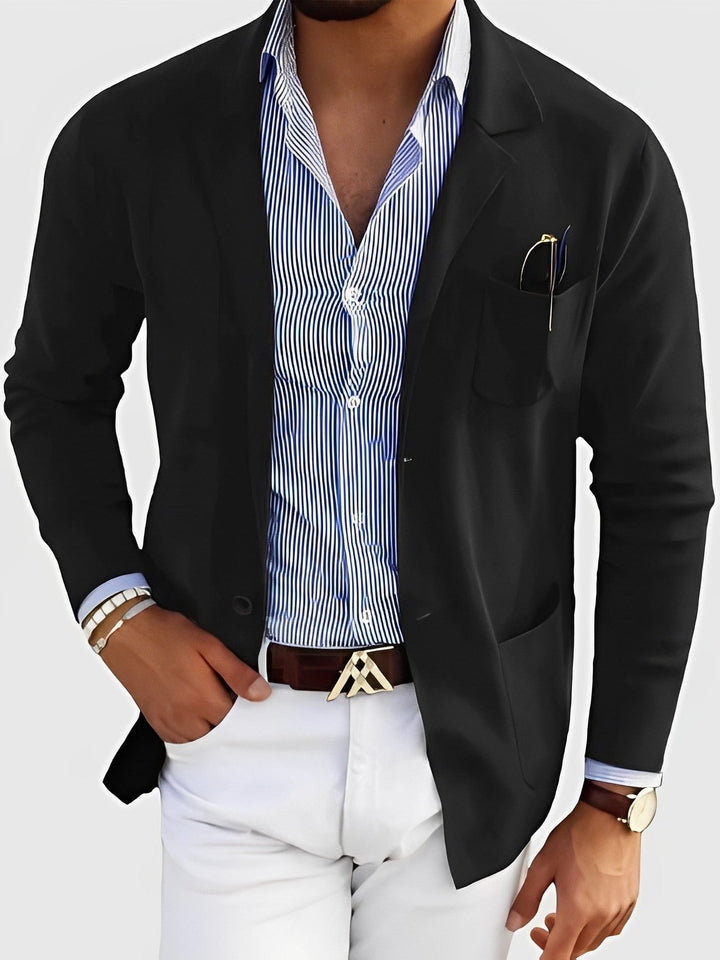 Drune | Lässiger Cardigan mit Taschen für Männer