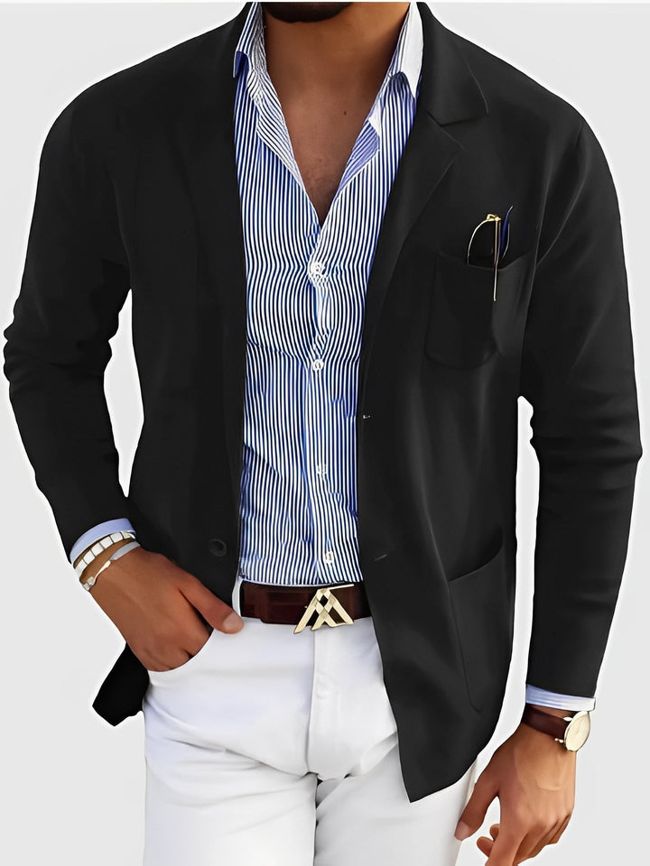 Drune | Eleganter Blazer mit Taschen für Männer