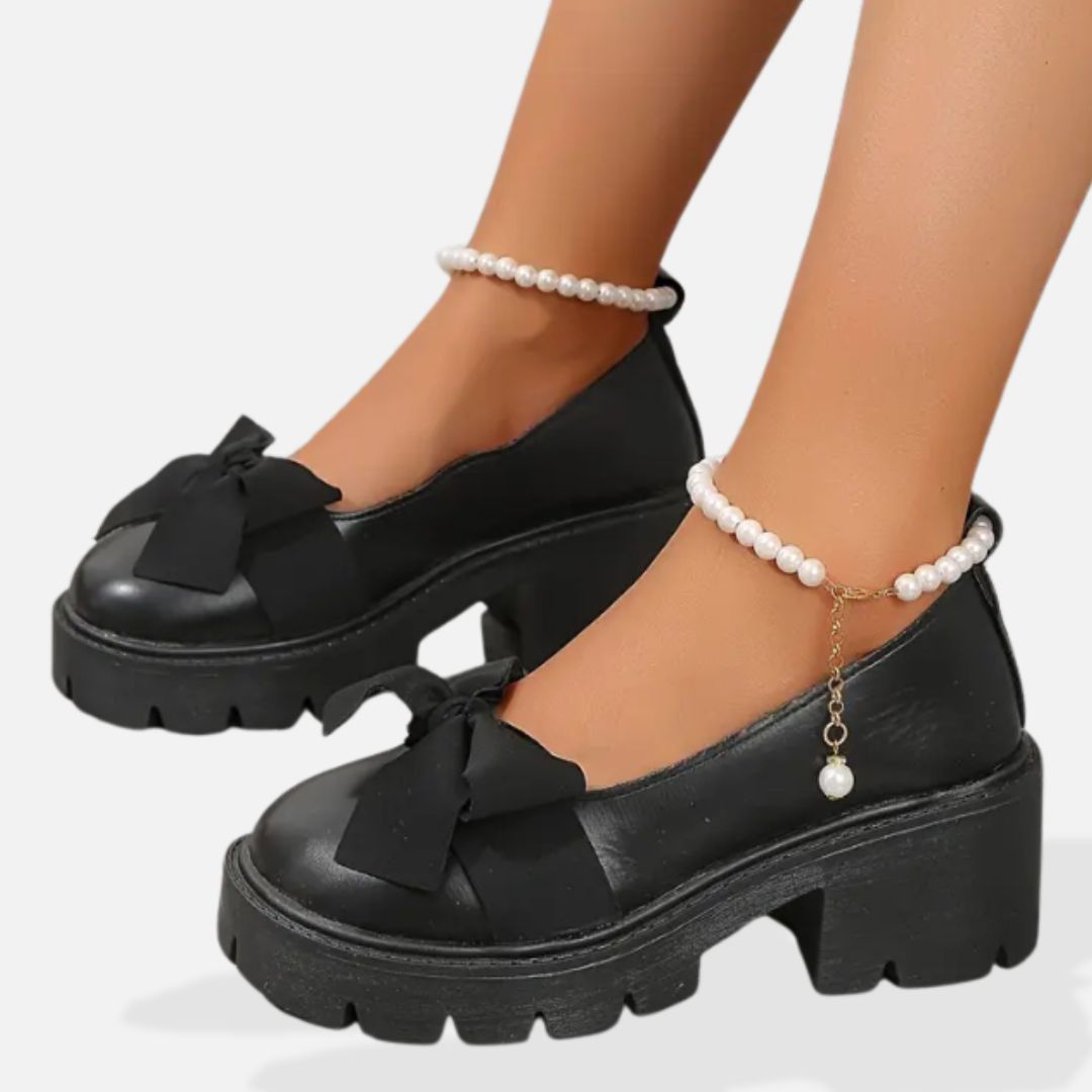 Drune | Damen Plattform Loafers Schuhe