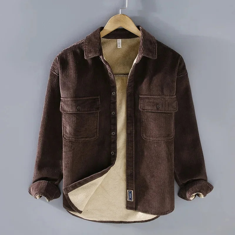 Drune | Fleecegefütterte Cordjacke