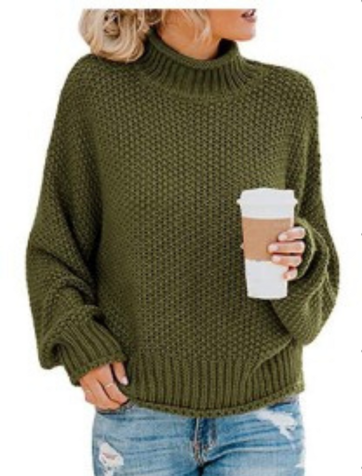 Drune | Unifarbener Langärmeliger Pullover