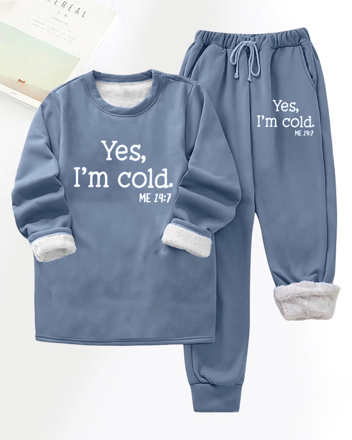 Drune | Aus Fleece mit Buchstaben Print